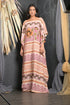 Owo The Label Women Long Kaftan With Floral Print (OTL-KFTN-1005)